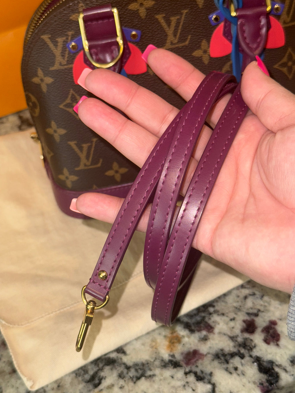 Louis Vuitton Alma BB Totem